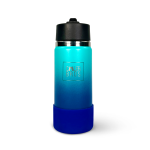 water bottle 18 oz azul degradado